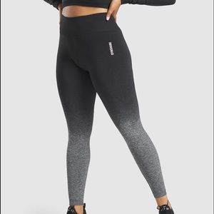 Gymshark Adapt Ombré Seamless Leggings Black Marl